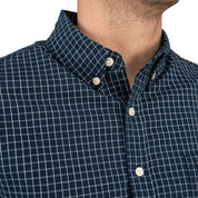 Gridlock Shirt Navy - Curve Gear