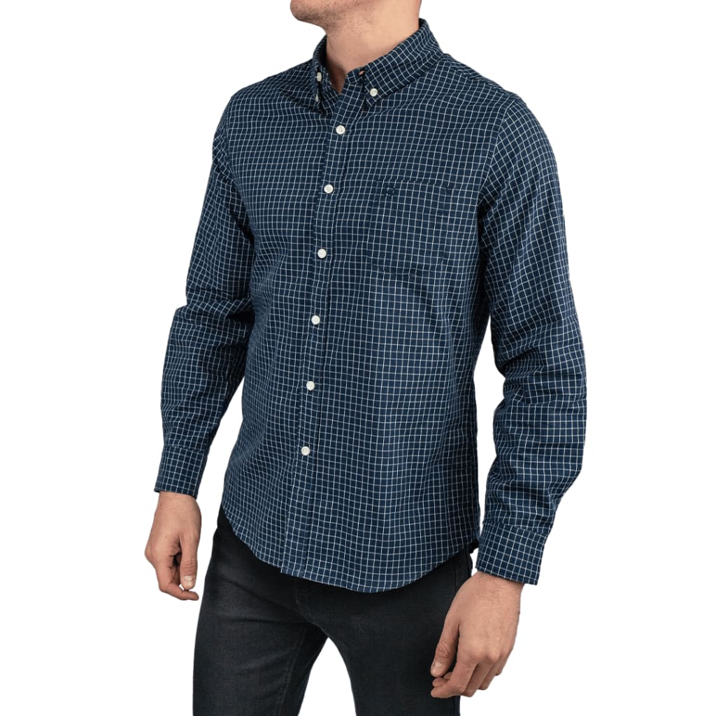 Gridlock Shirt Navy - Curve Gear