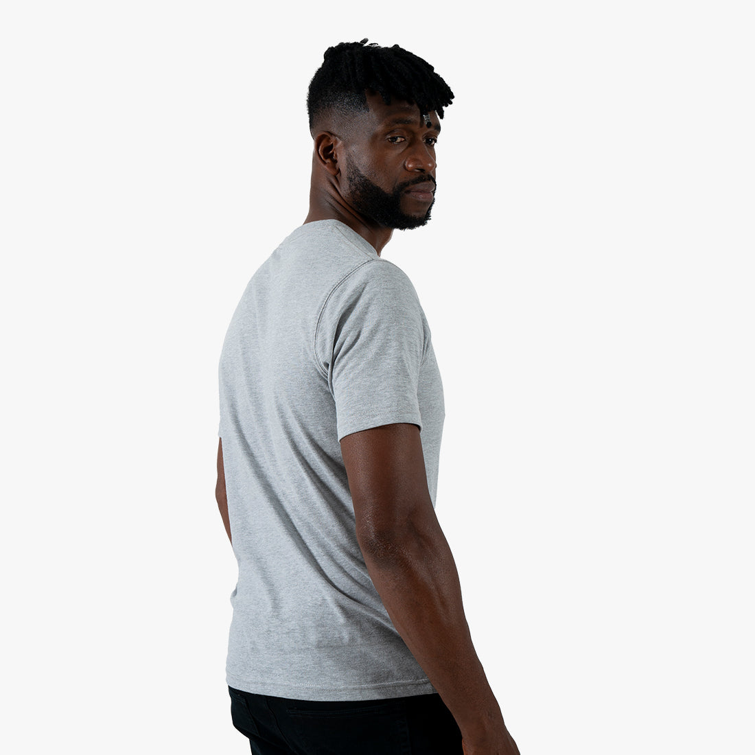 Helix T-Shirt Grey Melange - T-Shirts Curve Gear