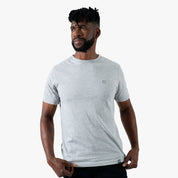 Helix T-Shirt Grey Melange - T-Shirts Curve Gear