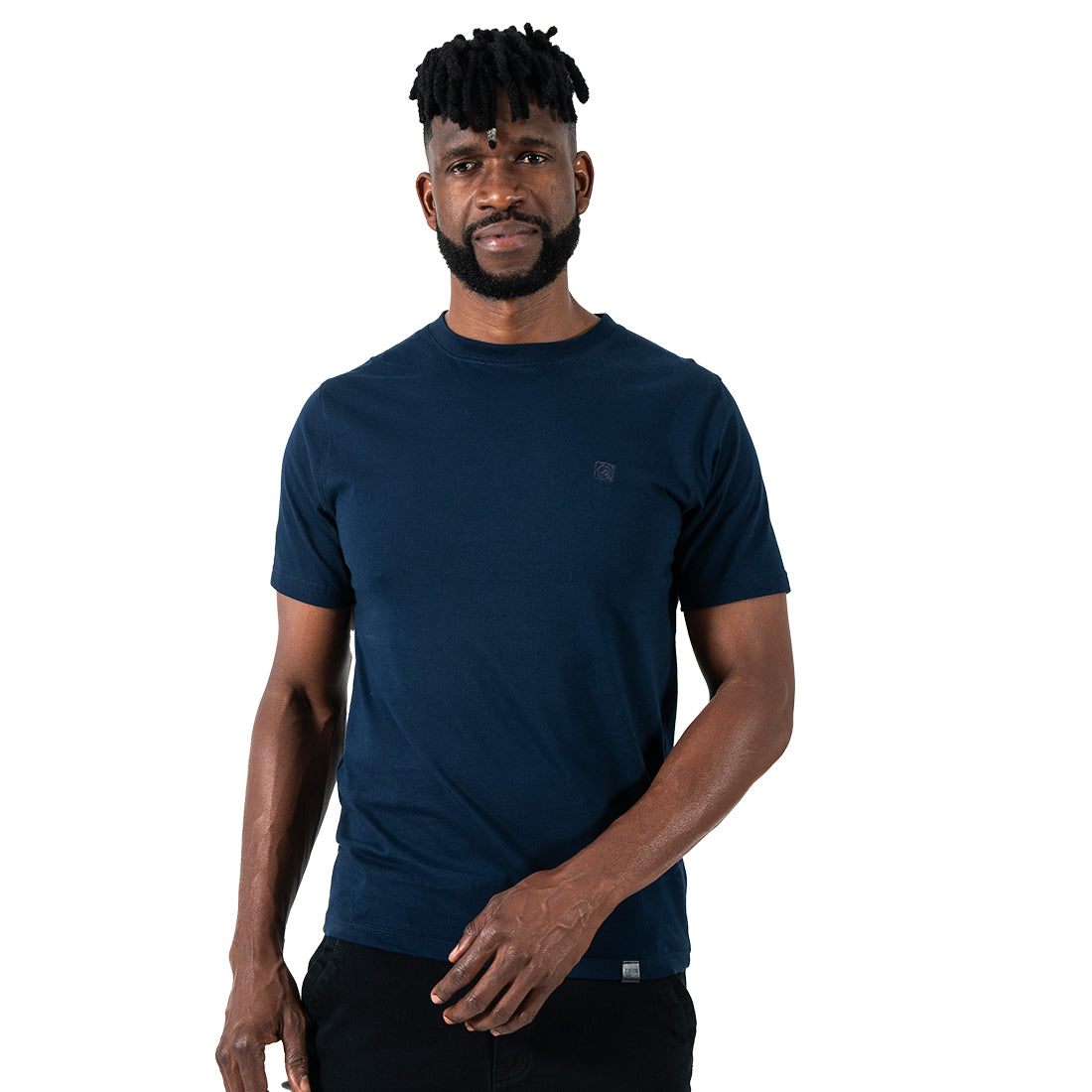 Helix T-Shirt Navy - T-Shirts Curve Gear