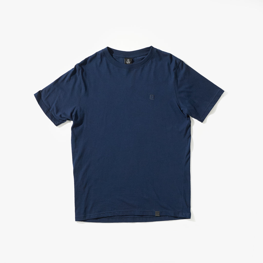 Helix T-Shirt Navy - T-Shirts Curve Gear