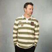 Hero Eagle Rugby Polo Olive & Stone - Polos Curve Gear