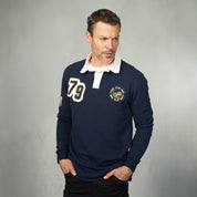 Hero Rugby Polo Shirt Navy - Polos Curve Gear