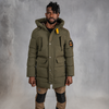 Long Line Puffer x Toyota Cheetahs Olive