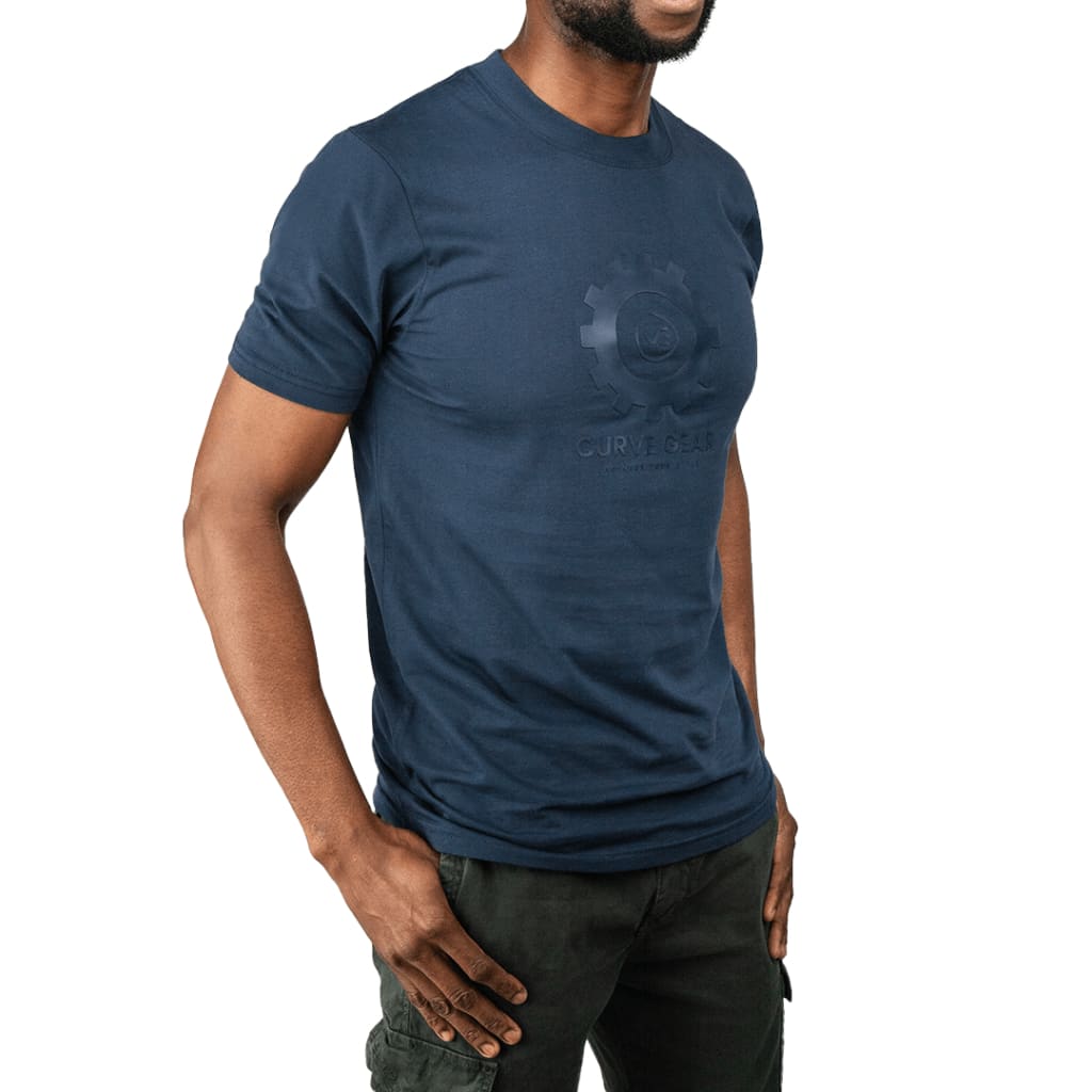 High Cog T-shirt Navy - Curve Gear