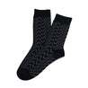 High Socks Logo Pattern Black - Curve Gear