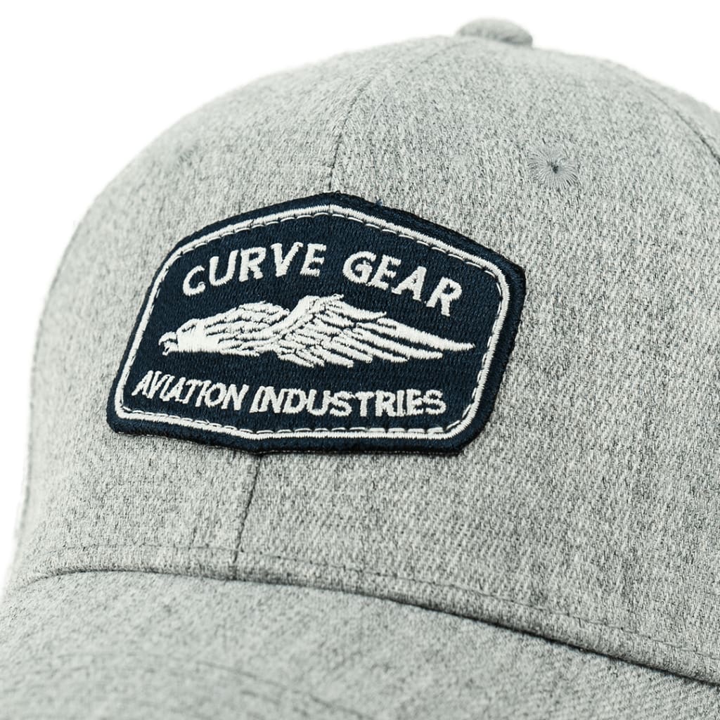 Industries Cap Grey Melange - Caps Curve Gear