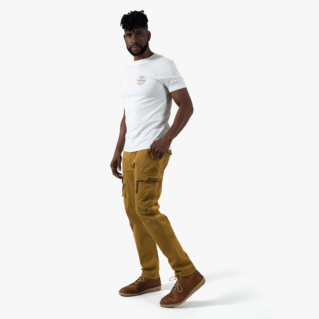 Iron Utility Pant Khaki - Pants Curve Gear