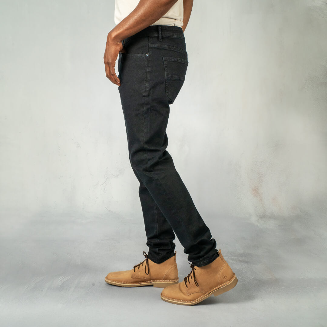 Jeans Regular Fit Black - Curve Gear