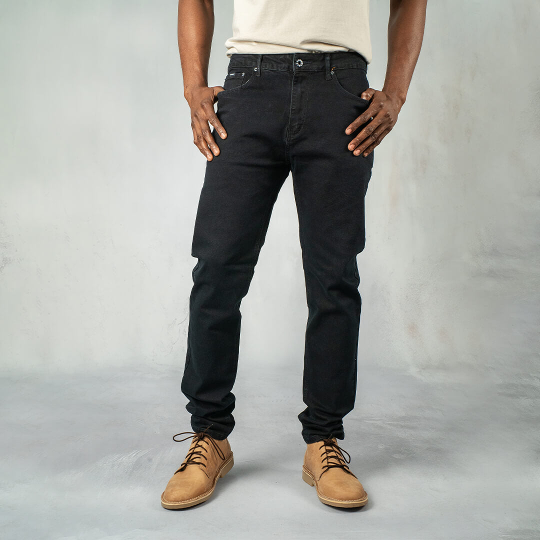 Jeans Regular Fit Black - Curve Gear