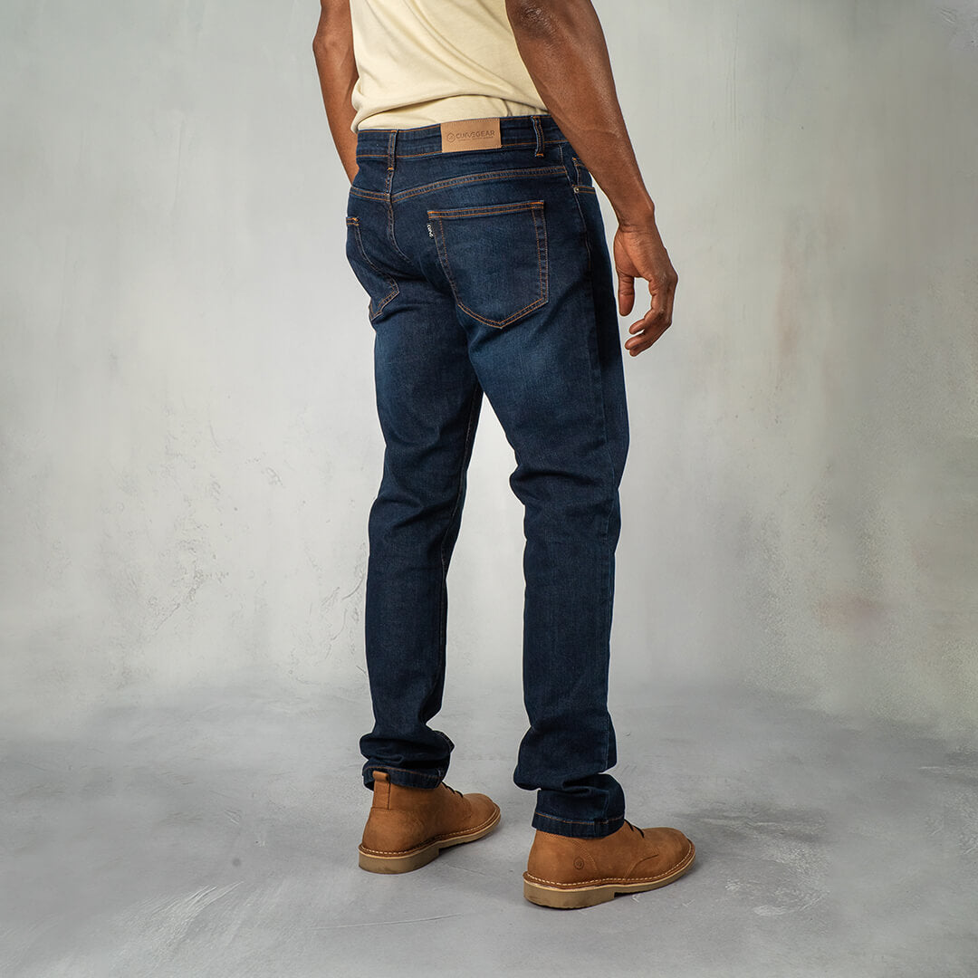 Jeans Regular Fit Dark Blue - Curve Gear