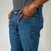 Jeans Regular Fit Medium Blue - Curve Gear