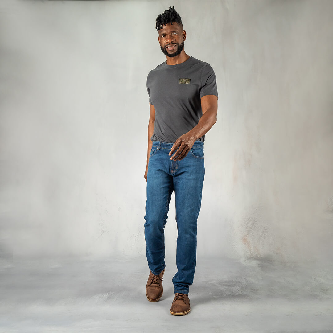 パンツ Andequal back slit curve denim pants M Denim - Curve Gear