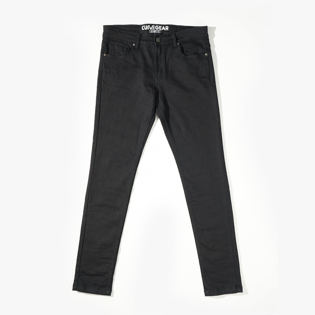 Jeans Skinny Fit Black - Curve Gear