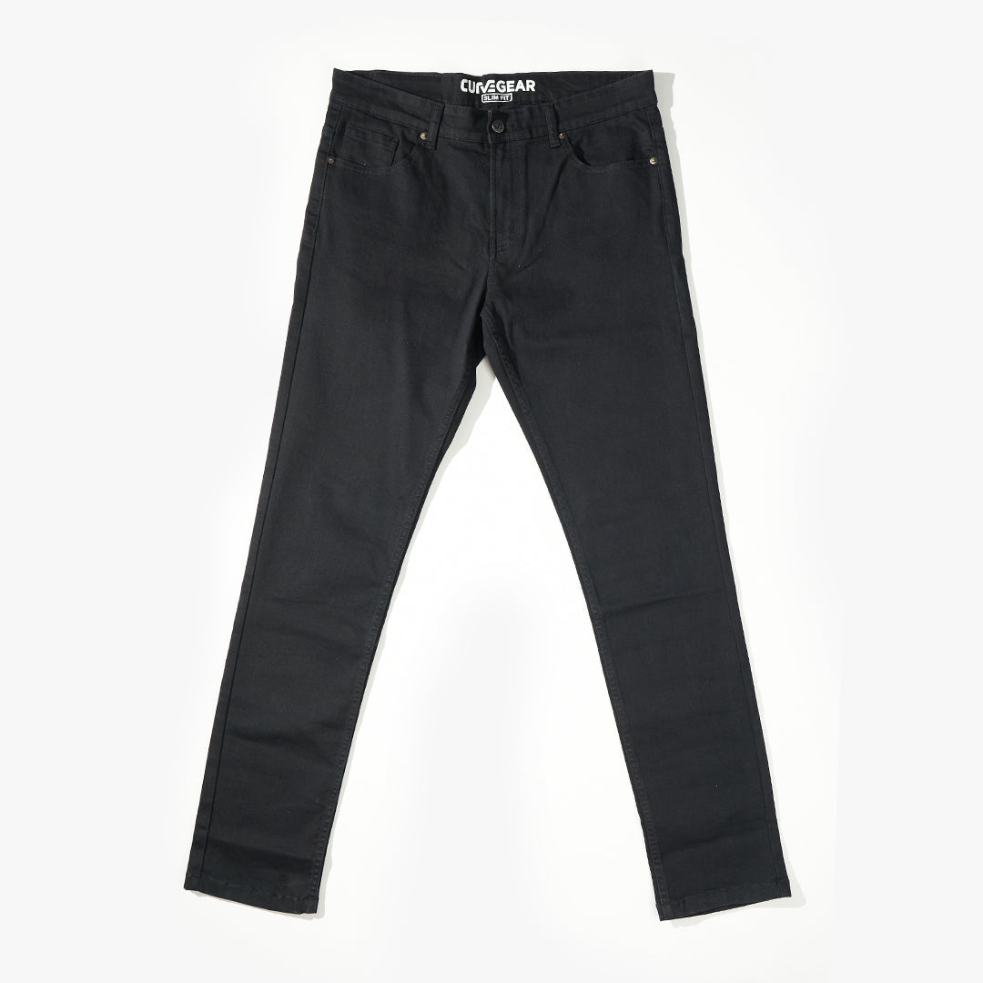 Jeans Slim Fit Black - Curve Gear