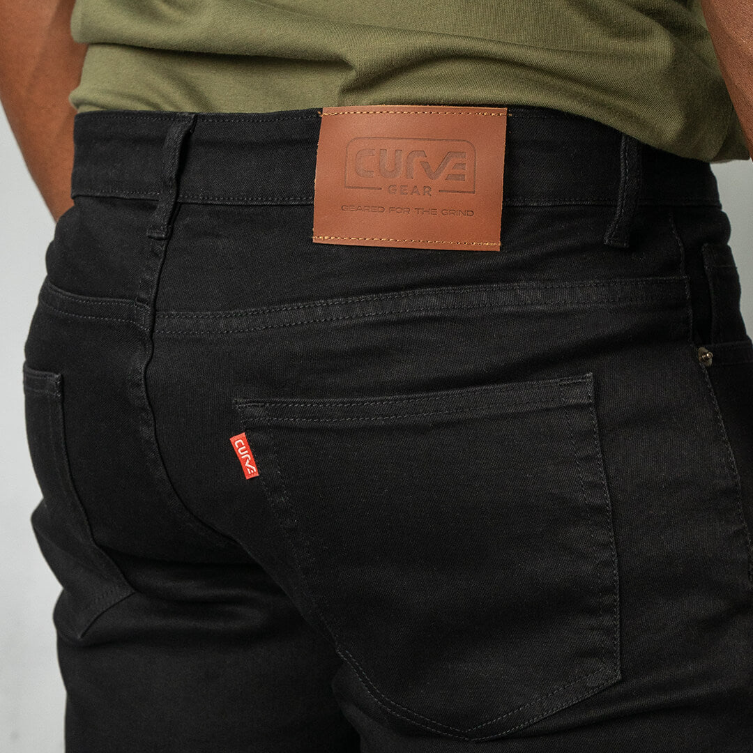 Jeans Slim Fit Black - Curve Gear