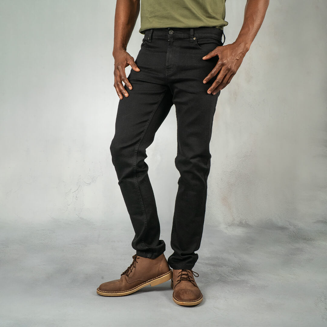 Jeans Slim Fit Black - Curve Gear