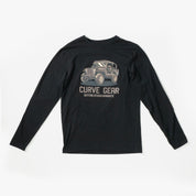 Jeep Long Sleeve T-Shirt Black - T-Shirts Curve Gear