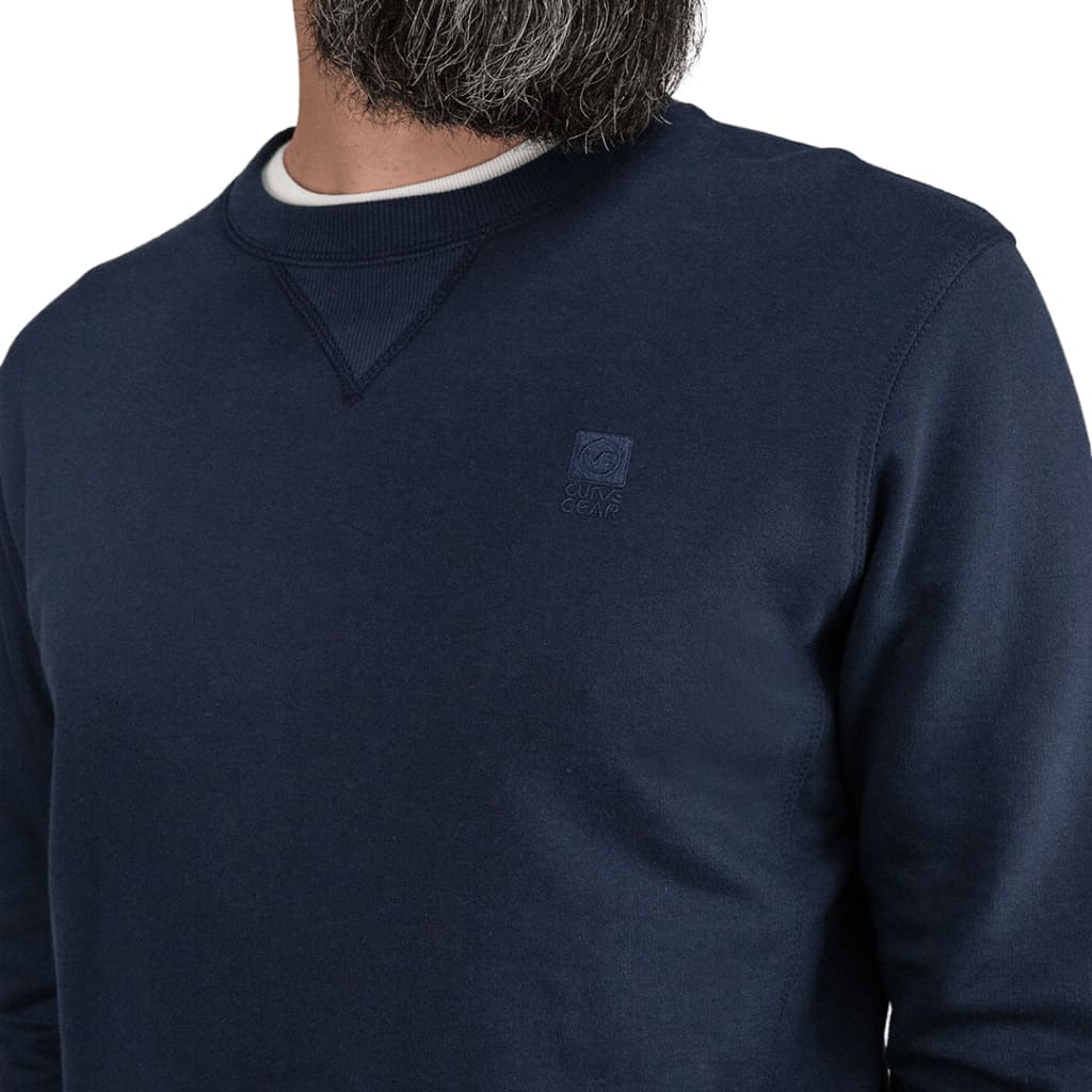 Kinetic Crewneck Sweater Navy - Curve Gear