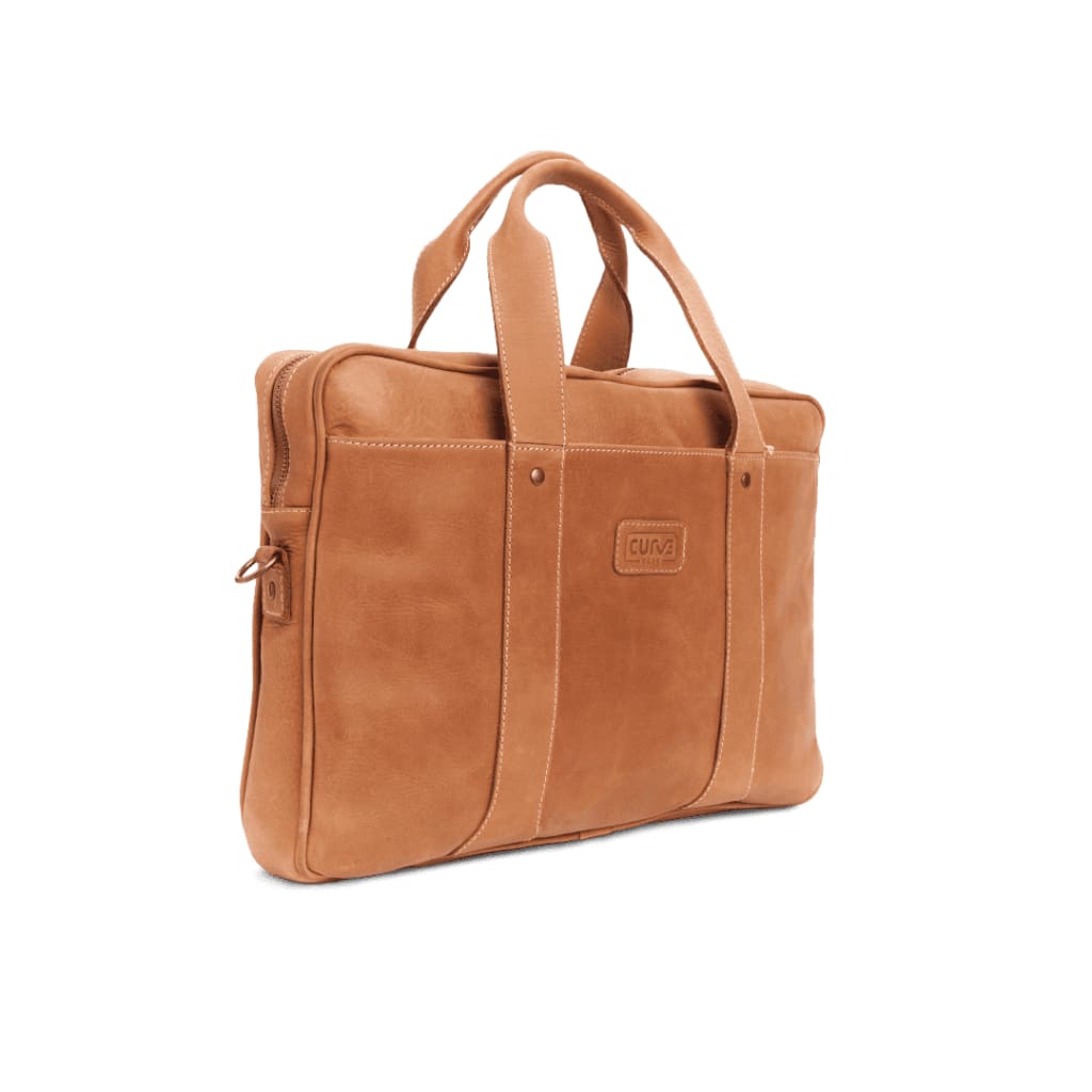 Laptop Bag Tan - Curve Gear