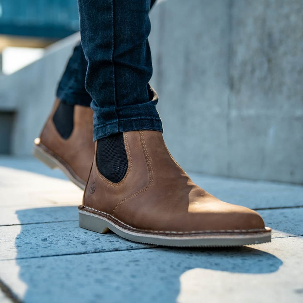 Lithium Chelsea Boot Mid Brown - Curve Gear