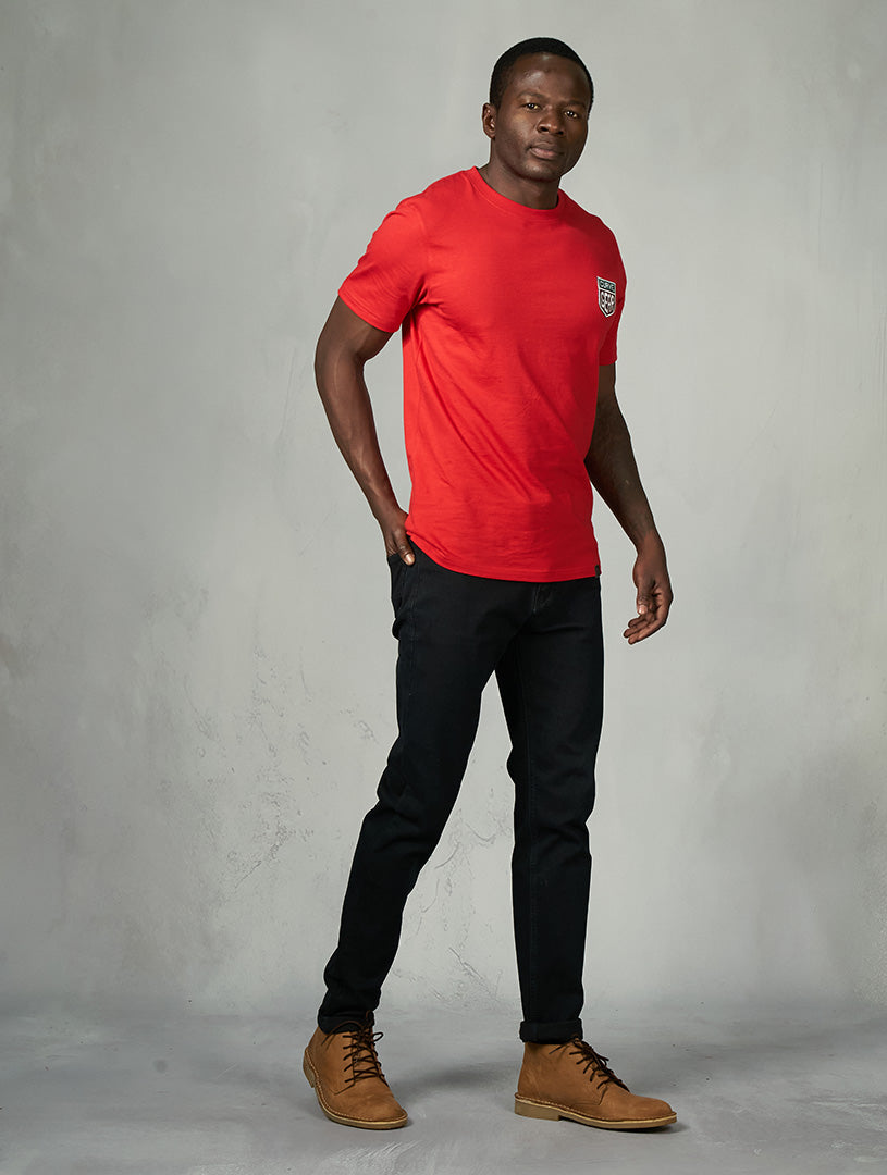 Micro T-Shirt Red - T-Shirts Curve Gear