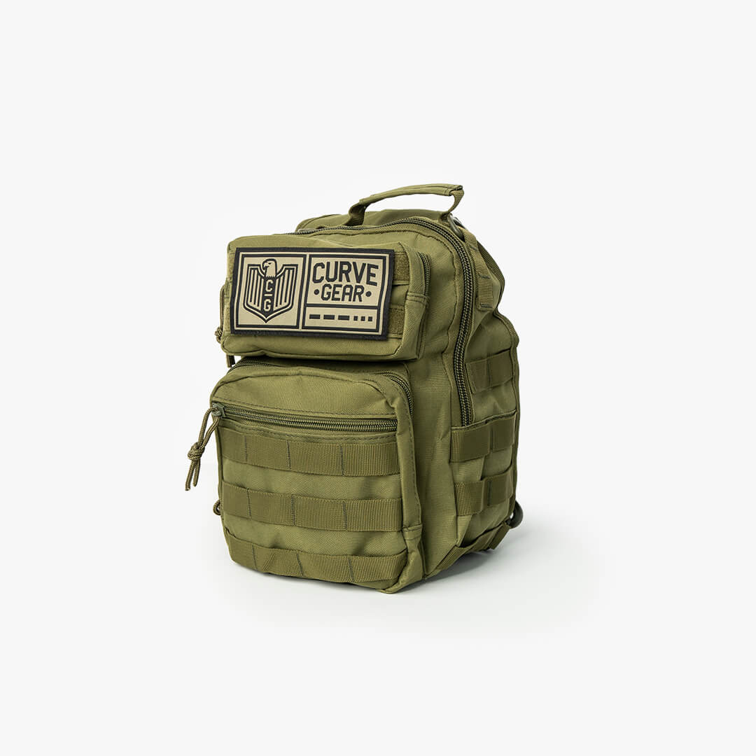 Military Sling Bag Army Green - Bags Curve Gear