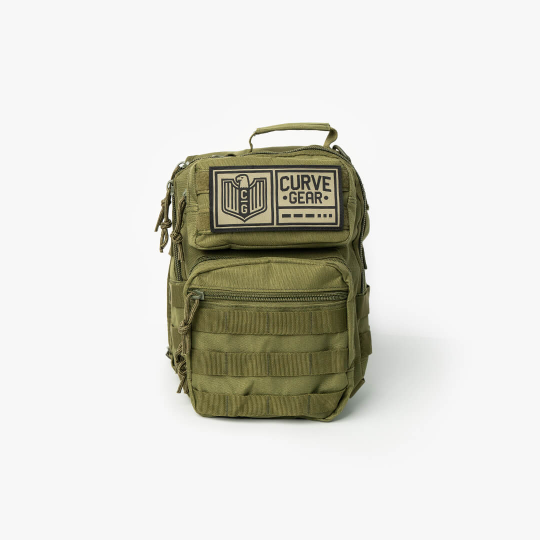 Military Sling Bag Army Green - Bags Curve Gear