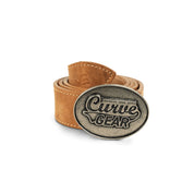 Oval Buckle Belt Tan - Belts Curve Gear