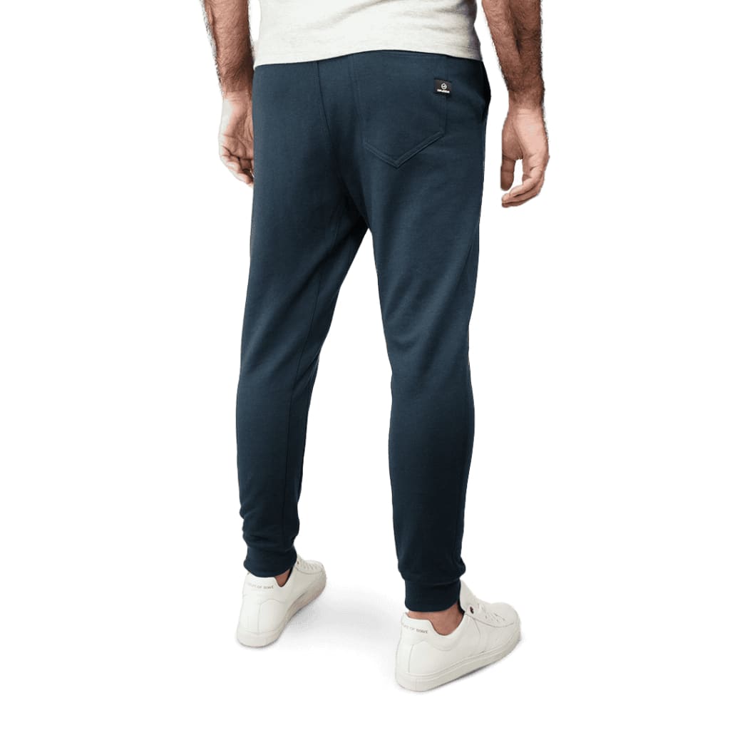 Platinum Navy Track Pants - Curve Gear