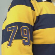 Hero Rugby Polo Shirt Mustard & Navy