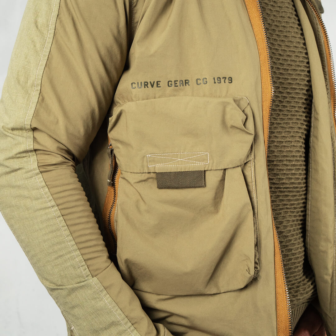 Reactor Utility Jacket Khaki - Jackets Curve Gear