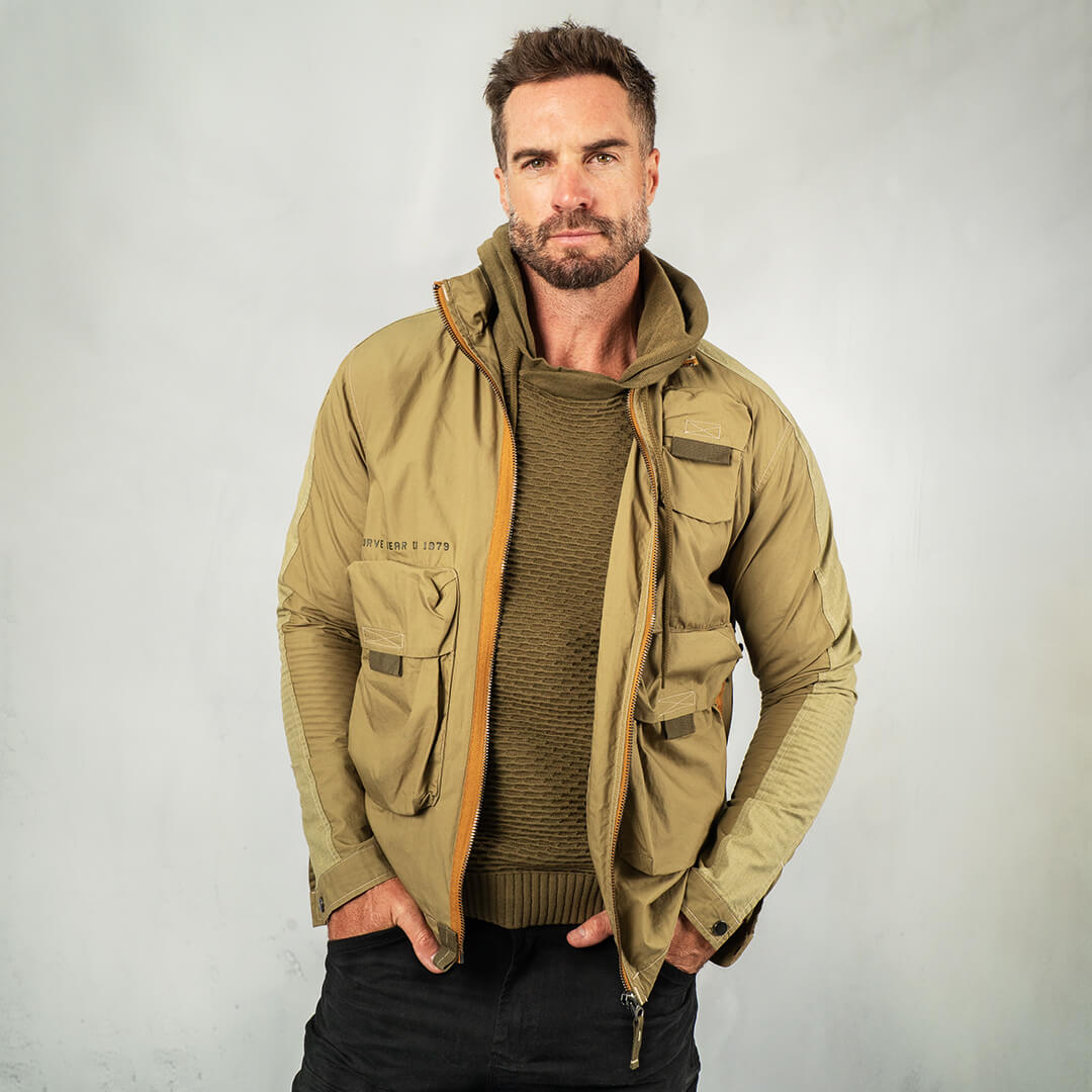 Reactor Utility Jacket Khaki - Jackets Curve Gear