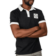 Rugby Polo Shirt Black - Curve Gear