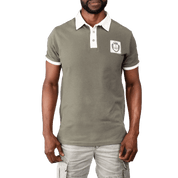 Rugby Polo Shirt Khaki - Curve Gear