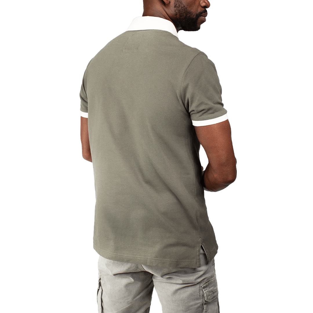 Rugby Polo Shirt Khaki - Curve Gear