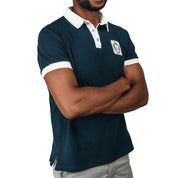 Rugby Polo Shirt Navy - Curve Gear