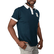 Rugby Polo Shirt Navy - Curve Gear