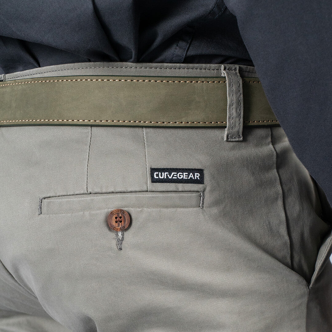 Slim Fit Chinos Grey - Curve Gear