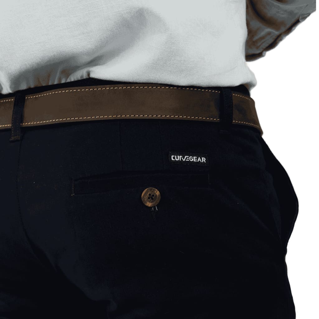 Slim Fit Chinos Navy - Curve Gear
