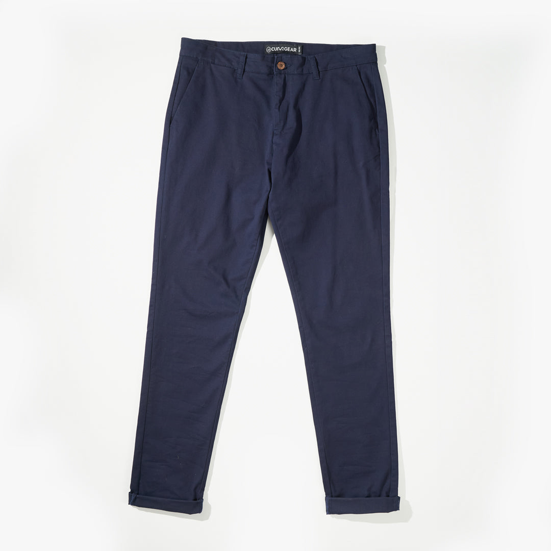 Slim Fit Chinos Navy - Chino Curve Gear