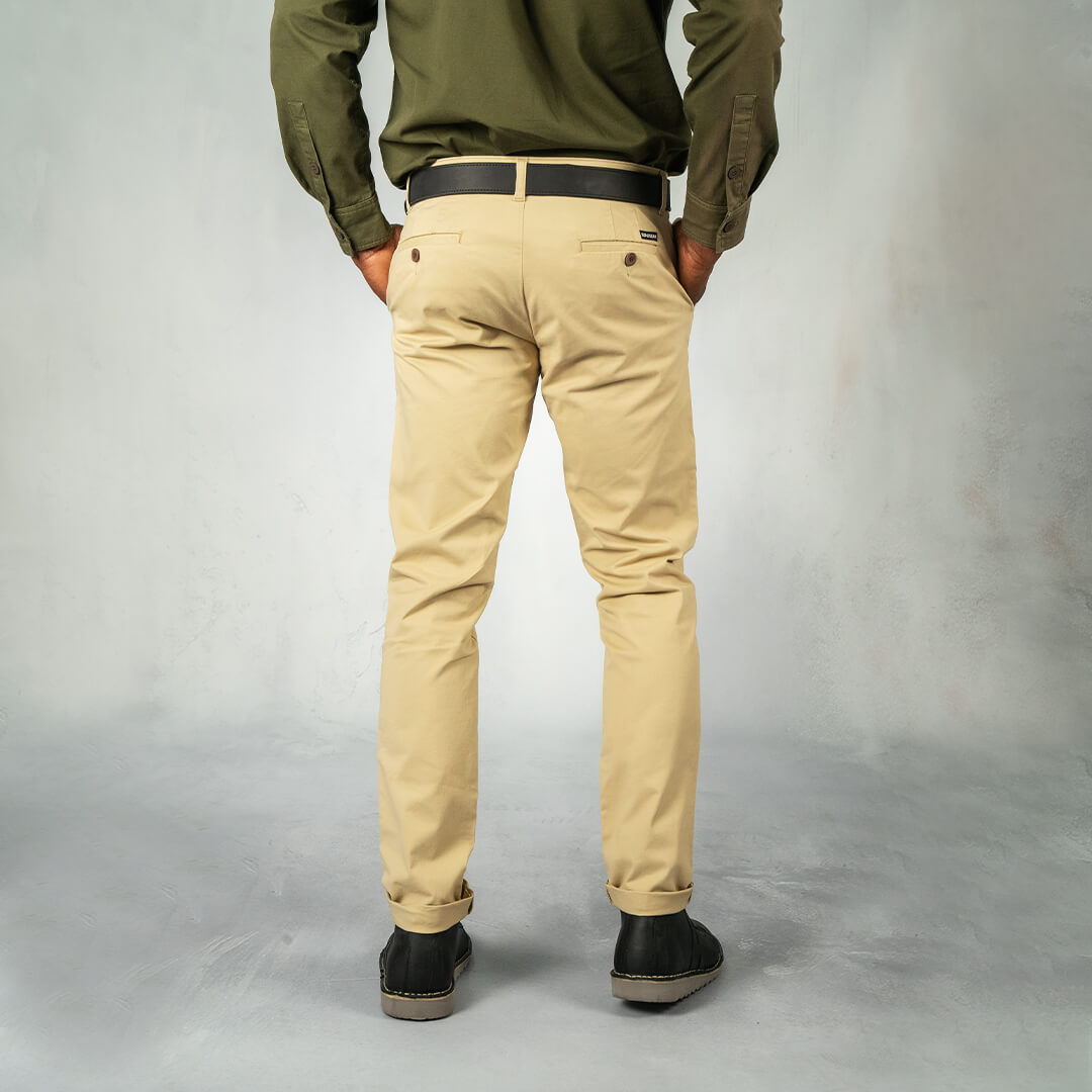 Slim Fit Chinos Stone - Chino Curve Gear