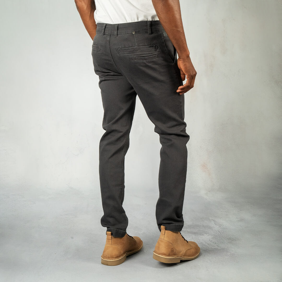 Spanner Chino Gunmetal - Chino Curve Gear