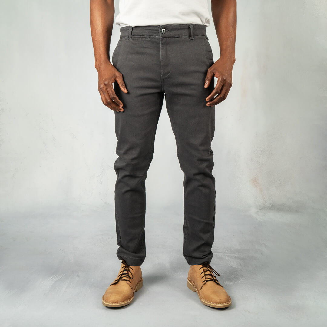 Spanner Chino Gunmetal - Chino Curve Gear