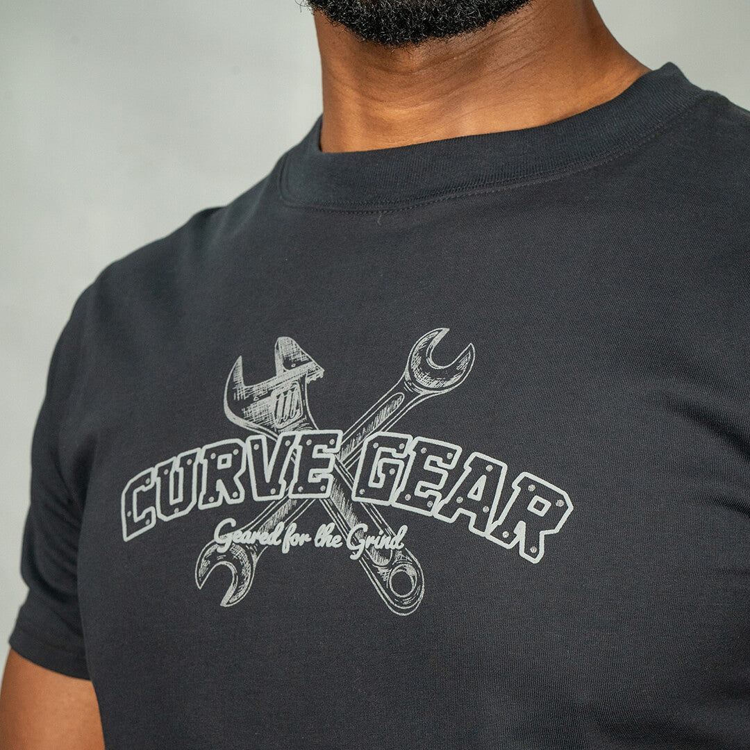 Spanner T-shirt Black - Curve Gear