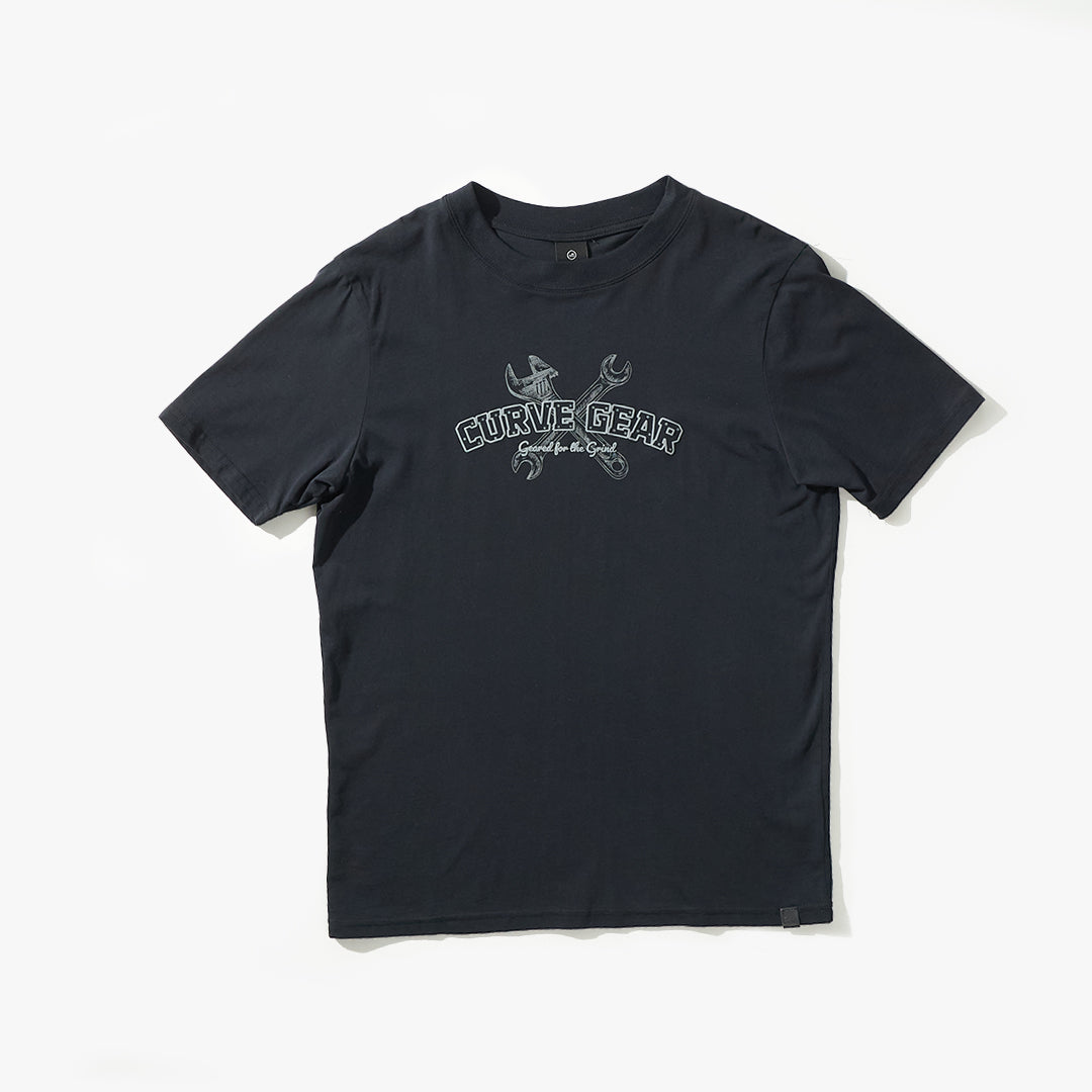 Spanner T-shirt Black - Curve Gear