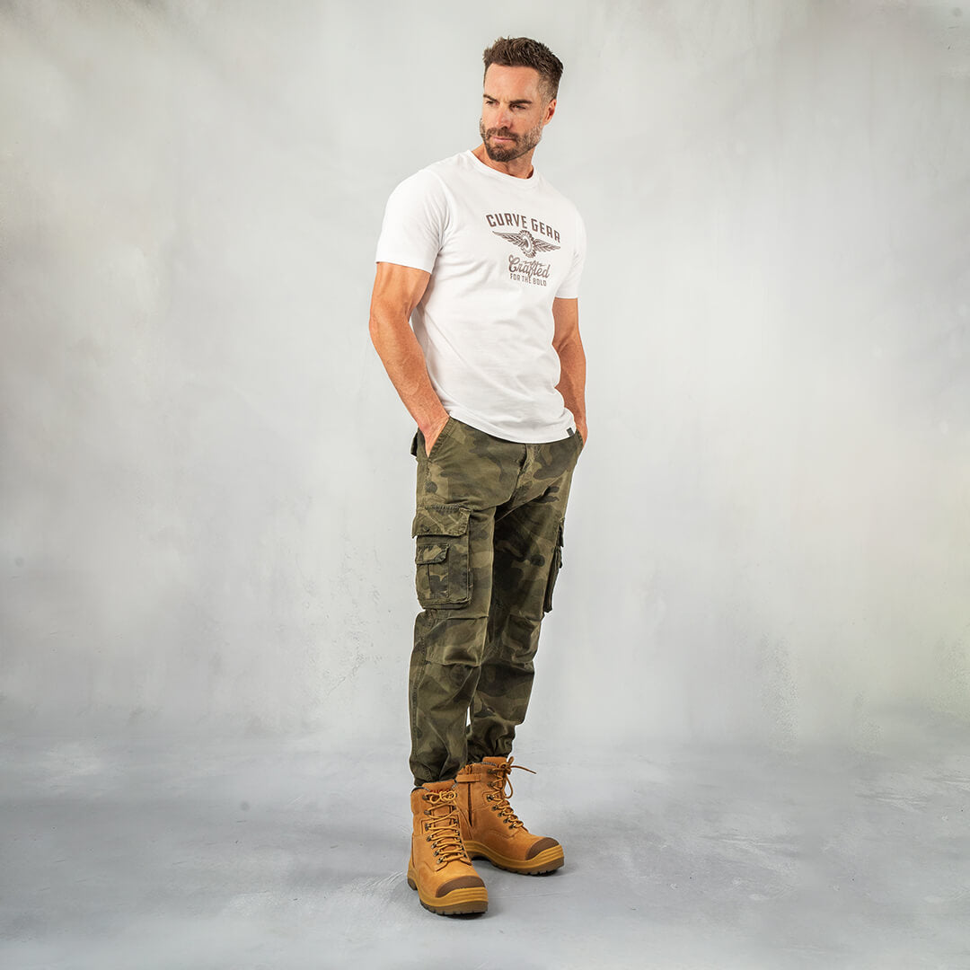 Tactical Cargo Pants Camo - Pants Curve Gear