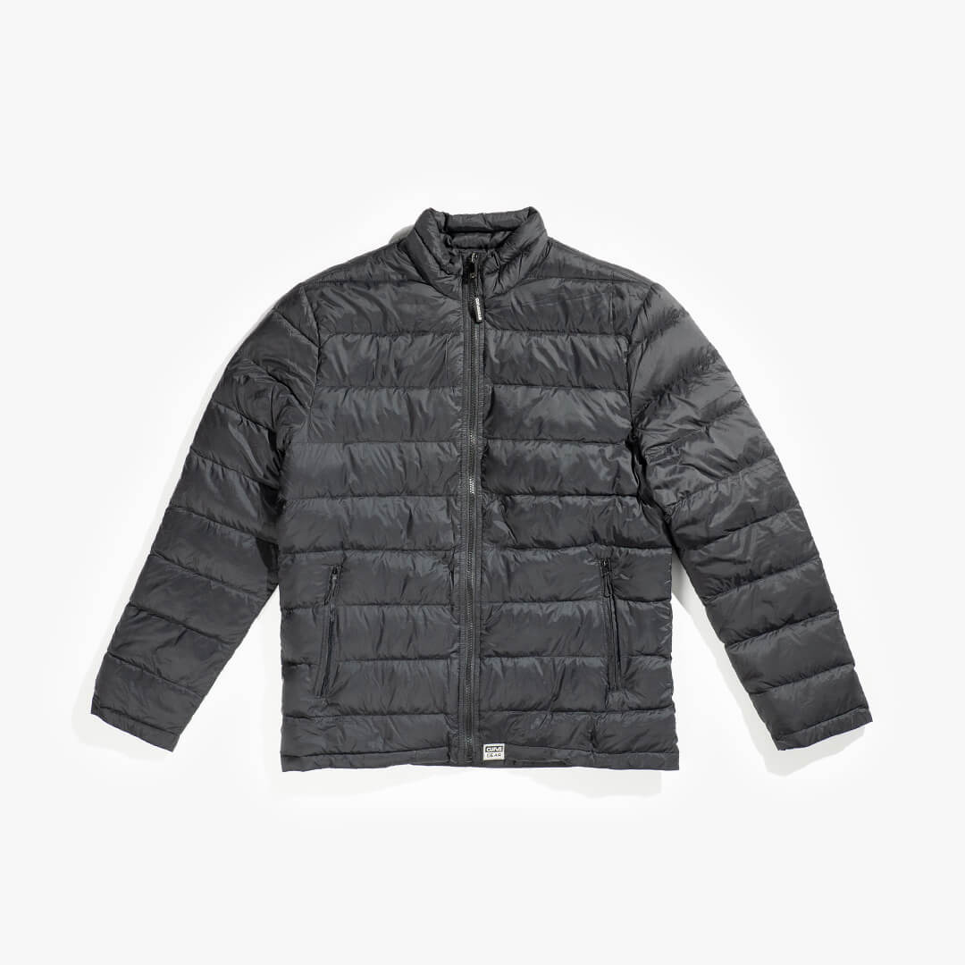 Texco Puffer Jacket Black - Jackets Curve Gear