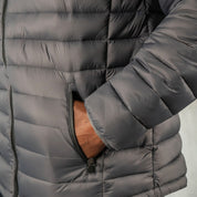 Texco Puffer Jacket Gunmetal Grey - Jackets Curve Gear